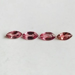 5x10mm turmalina Rosa natural Marquesa corte facetado piedras preciosas sueltas IGI certificado hecho a mano India fabricante tienda en línea - Product Image 1