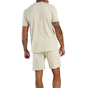 ชุดวอร์มกางเกงขาสั้น2ชิ้นของผู้ชายชุดวิ่งฤดูร้อนขนาดใหญ่พิเศษโลโก้ออกแบบได้ตามต้องการ - Product Image 2