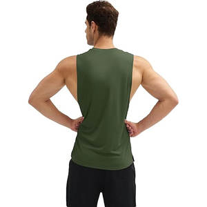 Camiseta sin mangas de estilo informal personalizable de calidad premium para hombre, tejido de punto transpirable - Product Image 6