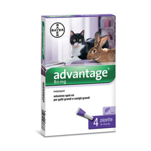 Bayer Advantage Spot On 80 Gatti Oltre Kg.4 - Product Image 1