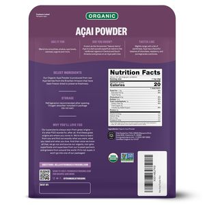 FGO Polvo de Acai Orgánico, 1 Libra / 16oz - Product Image 6