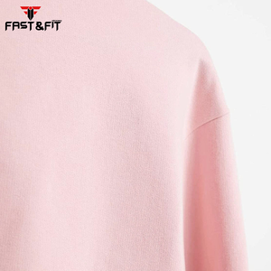 เสื้อครอปมีฮู้ดโอเวอร์ไซส์ของผู้หญิงดีไซน์ใหม่เสื้อฮู้ดกันหนาวผ้าฝ้าย100% แบบสวมออกแบบได้ตามต้องการ - Product Image 6