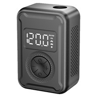 Bicycle Cordless Brushless DC 130PSI 7L/min Digital Tire Inflator Portable Electric Air Compressor Auto-Stop Cool-Touch Road