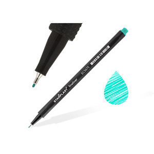 0.4mm acquamarina sottile Marker Custom Art Marker piatto Fine secco metallico permanente 6mm per superficie metallica in plastica personalizzabile - Product Image 1