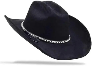 Chapeau en cuir pour homme, style classique, visière courte, élégant, en cuir pleine fleur, tendance du marché américain et européen - Product Image 6