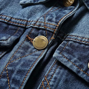 Factory-Made Plus Size Men's Winter <b>Denim</b> <b>Vest</b> Customized Color & Logo Breathable Casual Outer Wear OEM Service Wholesale Price - Product Image 4