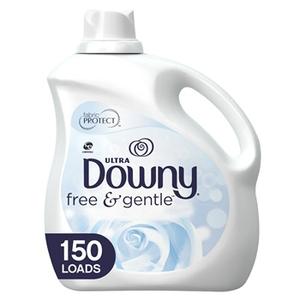 Suavizante de Telas Líquido Downy Ultra Plus Free & Gentle (Suavizante de Ropa), Concentrado, Botellas de 51 oz, Paquete de 2, 152 Lavados en Total - Product Image 3
