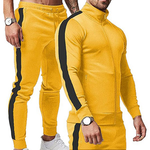 Unisex Casual Active Full Zip Breathable Printed Sports <b>Jogging</b> <b>Suits</b> 2 Piece Athletic Running Sweatsuits Customized Zip Pockets - Product Image 5