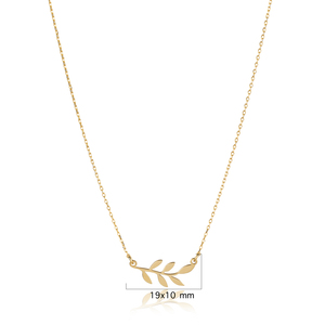Collier à breloque artisanal au design de branche simple, fiançailles, mariage, fête, fabrication turque, bijoux en argent sterling 925 - Product Image 3