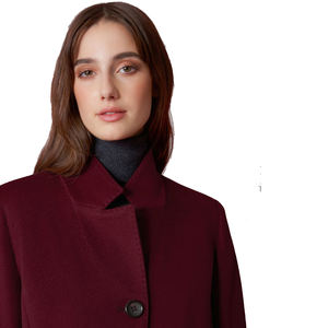 Manteau long formel vintage pour femmes avec ceinture |   Vente en gros OEM/ODM - Product Image 3