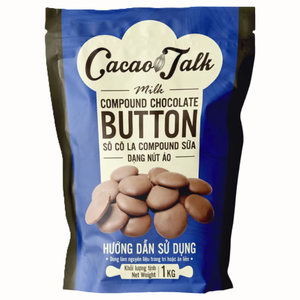 Wholesale High Quality Solid Compound Chocolate OEM/ODM HALAL Milk Chocolate Button Cocoa <b>Bakery</b> Use Biscuits Cookies Export - Product Image 1