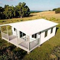 Maison miniature modulaire, petite maison préfabriquée moderne pour vivre et vacasser