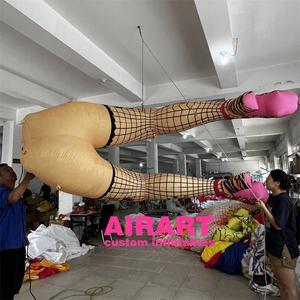 Teatro escenario DJ Festival piernas inflables con <span class=keywords><strong>globos</strong></span> <span class=keywords><strong>de</strong></span> tacones altos, actividad <span class=keywords><strong>de</strong></span> fiesta tatuaje inflable piernas <span class=keywords><strong>de</strong></span> niña para publicidad - Product Image 5