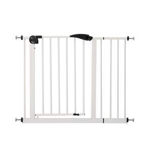 Adjustable Metal <b>Stairs</b> <b>Gate</b> <b>for</b> Baby & <b>Pet</b> Safety Easy Close Indoor/Outdoor Door Plastic Extensions Toddlers Kids Toilet Use - Product Image 2