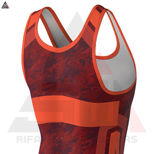 Débardeur d'entraînement d'été Stringer Performance Muscle Sleeveless Bodybuilding Gym Vest Spandex Material 3d Printed Singlet - Product Image 3