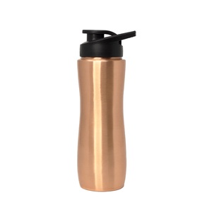 Nueva llegada diseño único botella de agua de cobre puro para Drinkware precio bajo al por mayor con muestra gratis - Product Image 3