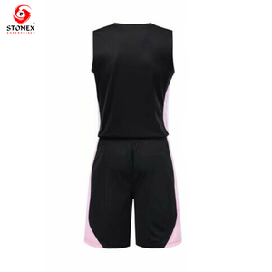 Uniformes de baloncesto personalizados al por mayor, nuevo diseño de ropa deportiva para adultos de talla grande, incluye costura en blanco, logotipo impreso, sublimación - Product Image 6