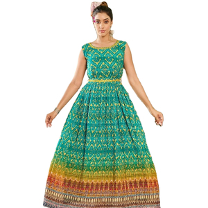 Nueva Georgette exclusiva de último diseñador con colección de trajes Salwar semicorchados bordados pesados - Product Image 1
