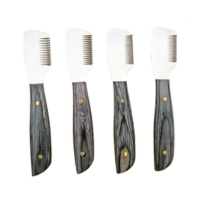 Lot de 4 couteaux à dénuder pour animaux de compagnie disponibles dans toutes sortes et qualités Outil de coupe d'animaux personnalisable - Product Image 4
