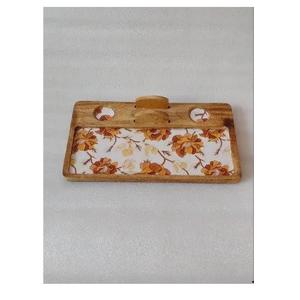 <b>Oval</b> Wooden Serving Plater Tray Breakfast Tray in Wood New Design High Quality Plater HIGH SELLING for Home Hotel Kitchen - Product Image 5