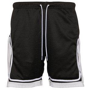 Ropa de calle de poliéster sólido con logotipo OEM, pantalones cortos de gimnasio de talla grande en blanco, pantalones cortos de secado rápido transpirables de verano para hombre de malla personalizada de baloncesto - Product Image 1