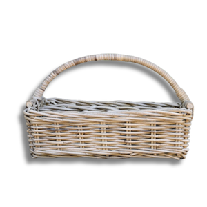 Panier à pain élégant en rotin tissé à la main, parfait pour les mariages, panier de rangement pour la décoration intérieure - Product Image 1