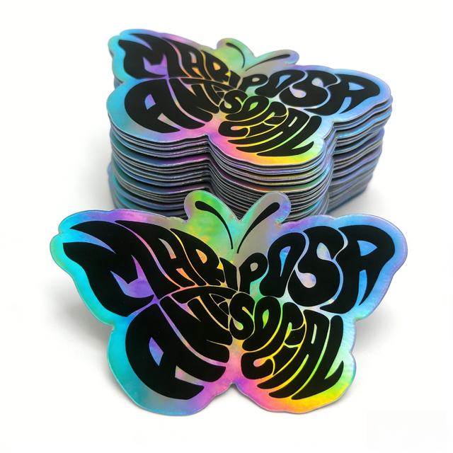 Customized logo Laptop Skin Sticker Custom Hologram Sticker Printing Die Cut Sticker Holographic stickers Kiss Cut Sticker Sheet