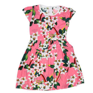 Vestido Bordado para Niñas - Rosa - Product Image 1