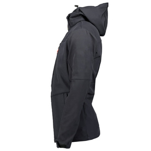 Tendance Polyester Outdoorwear Softshell Zipper Veste personnalisée Mustave Veste à capuche coupe-vent et eau de haute qualité pour hommes - Product Image 4
