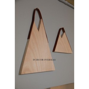 Forme irrégulière Designers uniques les plus fantaisistes en bois d'acacia de qualité supérieure Ensemble de 3 blocs à découper à prix compétitif - Product Image 2