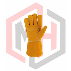 Gants de travail en cuir ignifuges, antidérapants, flexibles, respirants, résistants aux déchirures, antistatiques, sans silicone, pour les mains et les bras - Product Image 3