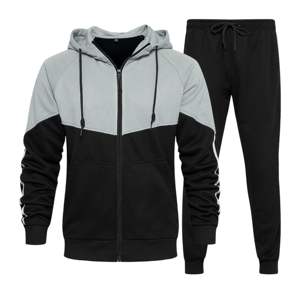 Ensembles de survêtements et sweats à capuche personnalisés 2026 – Combinaison rouge et noire pour hommes avec votre propre design pour l'hiver - Product Image 4