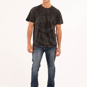 T-shirt Slim Fit à manches courtes délavé à l'acide T-shirt en coton délavé à l'acide pour la vente en ligne Fabriqué au Pakistan - Product Image 6