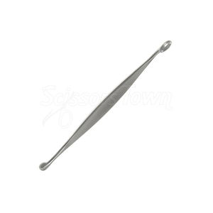 Cureta de hueso Volkman, instrumento ortopédico quirúrgico de acero inoxidable con copa ovalada de doble extremo de 5 pulgadas - Product Image 2