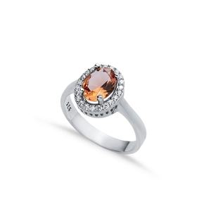 Forme ovale Sultanite Bague Bijoux Pour Femmes Classique En Gros Turc À La Main 925 Bijoux En Argent Sterling - Product Image 1