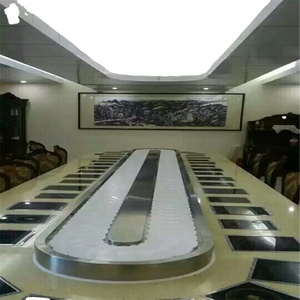 โรงงานคุณภาพสูงร้านอาหารอาหารสายพานลําเลียงรถไฟซูชิ - Product Image 3