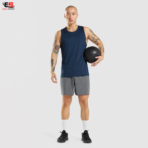 Débardeur de sport d'été de qualité supérieure pour hommes, vêtements de fitness décontractés de haute qualité avec logo personnalisé, haut de sport en polyester pour l'entraînement - Product Image 4