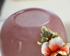 ชุดแจกันดอกไม้สุดหรูพร้อมดีไซน์ดอกไม้และผีเสื้อที่ทำด้วยมือของตกแต่งบ้านที่หรูหราของตกแต่งห้องรับแขก - Product Image 4