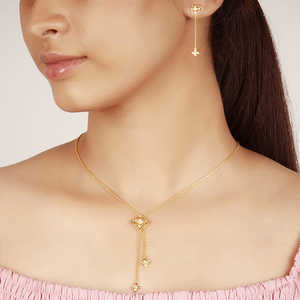 Parure de bijoux en or Artsy Floral - Product Image 5