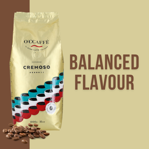 เมล็ดกาแฟอิตาลี ครีโมโซ 50% อาราบิก้า 50% โรบัสต้า บรรจุ 500 กรัม สำหรับกาแฟอิตาเลียน - Product Image 3