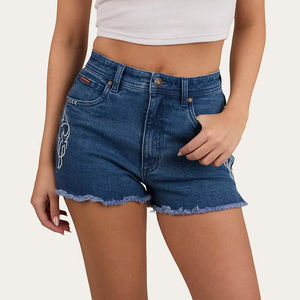 กางเกงขาสั้นผ้าลินินแบบยืดหยุ่นของผู้หญิงสีกากีเอวสูงลวดลายสีพื้นแบบลำลอง - Product Image 1