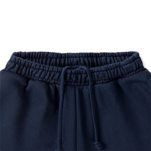 Nouveau modèle de pantalon de survêtement pour homme en tricot bleu uni avec 3 poches style sérigraphie pantalon droit léger pour homme - Product Image 3