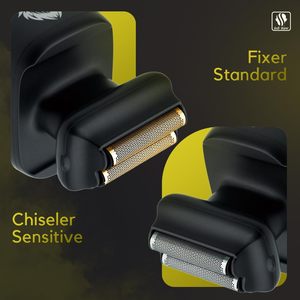 Afeitadora Eléctrica Recargable para Hombre, Doble Cuchilla, Impermeable IPX7, Lavable, Interfaz Alemana, para Afeitar Cara y Barba, para RV - Product Image 2