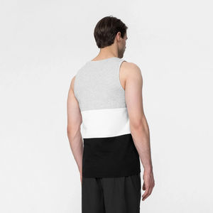 OEM de alta calidad de los hombres corriendo gimnasio Stringer entrenamiento camiseta sin mangas último estilo personalizado Logotipo de moda superior - Product Image 2