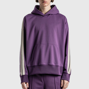 Sweats à capuche surdimensionnés 100% coton pour hommes sweat à capuche décontracté personnalisé poids lourd hommes pulls à capuche à épaules tombantes - Product Image 4
