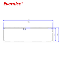 Usinage CNC Boîtier en aluminium anodisé Boîtier d'instrument électronique en métal Boîte de jonction Boîtier PCB