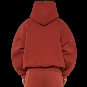 Boxy fit Hoodie Personnalisé Baggy Noir Hoodies Hommes Sweat à capuche avec strass de haute qualité streetwear Fabricants de vêtements Logo personnalisé - Product Image 6