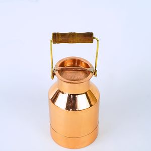 Stylish Vintage Copper Cylinder Storage <b>Canister</b> Home Organization Kitchen Metal Storage <b>Canisters</b> <b>Sets</b> - Product Image 2