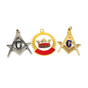 Masonic Royal Arch Chapter High Priest Jewel G <b>Compass</b> Square Breastplate Emblems Custom Regalia Modern Gold-Plated Antique 2025 - Product Image 3