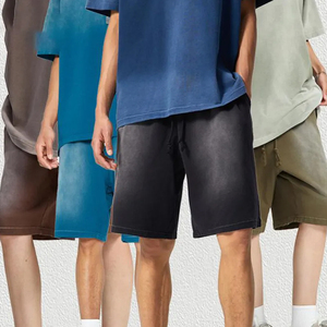 Meilleur matériau Short délavé à l'acide pour hommes style parfait respirant séchage rapide multi-poches meilleur design Short de meilleure qualité pour hommes - Product Image 4